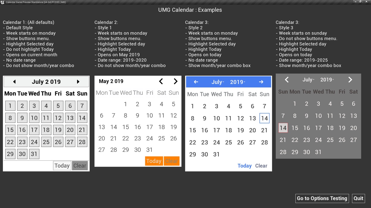 Media 1 for listing UMG Calendar