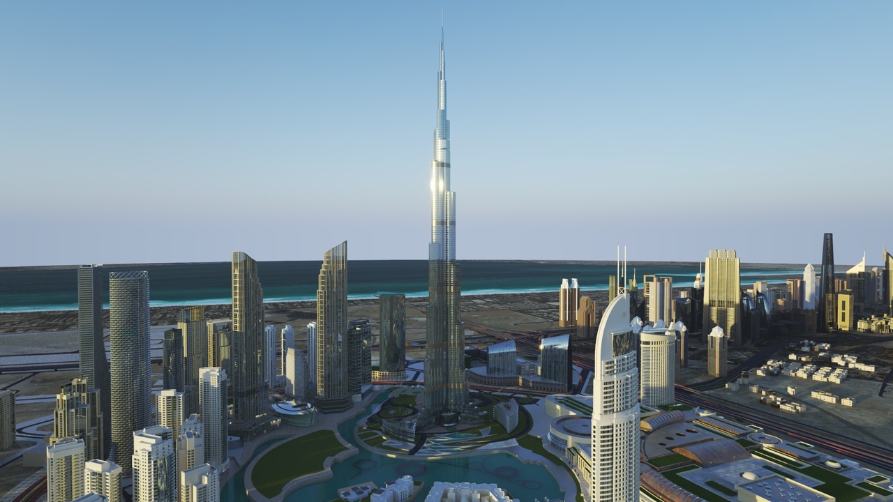 Media 1 for listing Dubai Burj Khalifa Area v1 3D Model