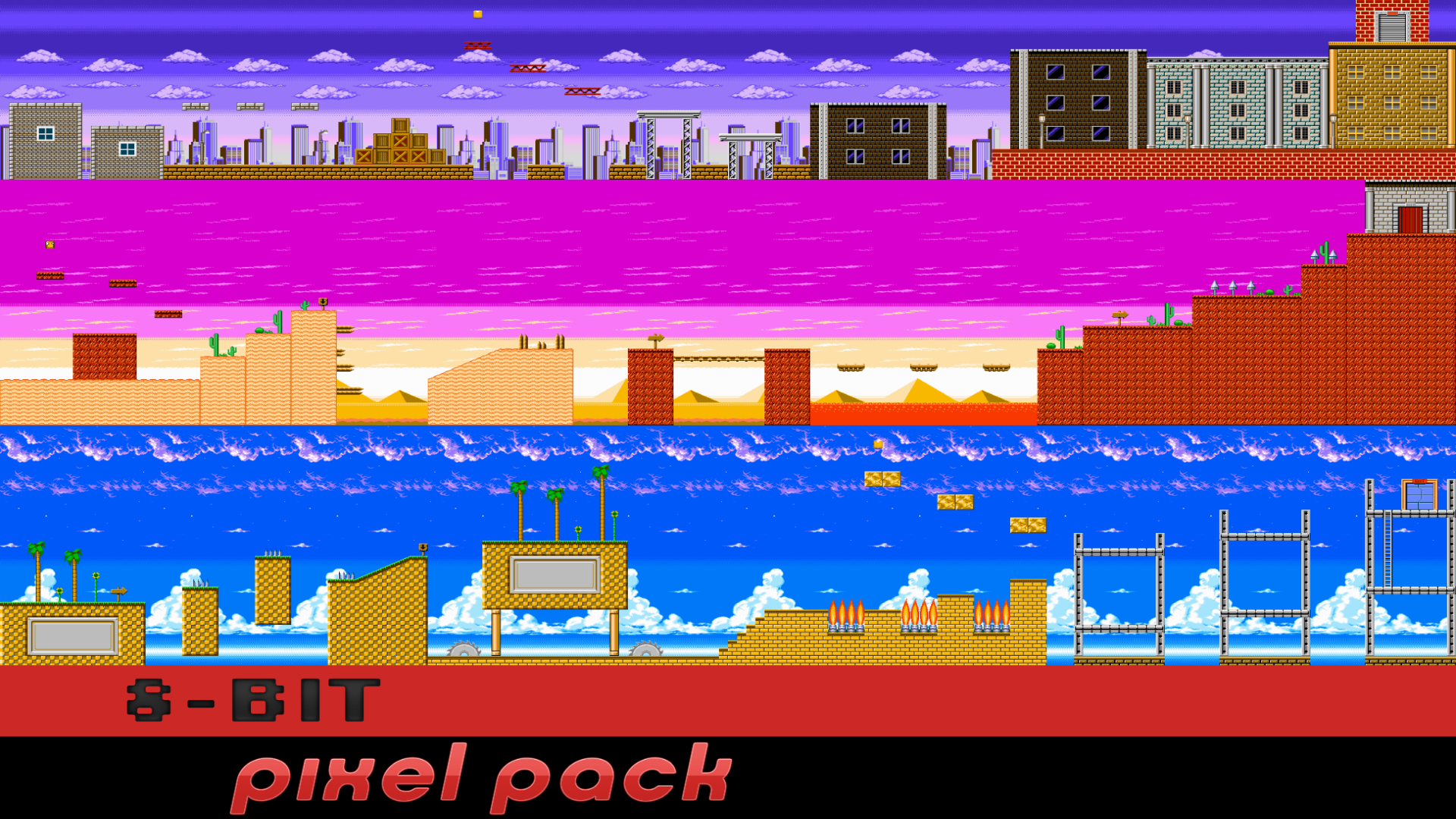 Mega 8-Bit Pixel Pack | Fab