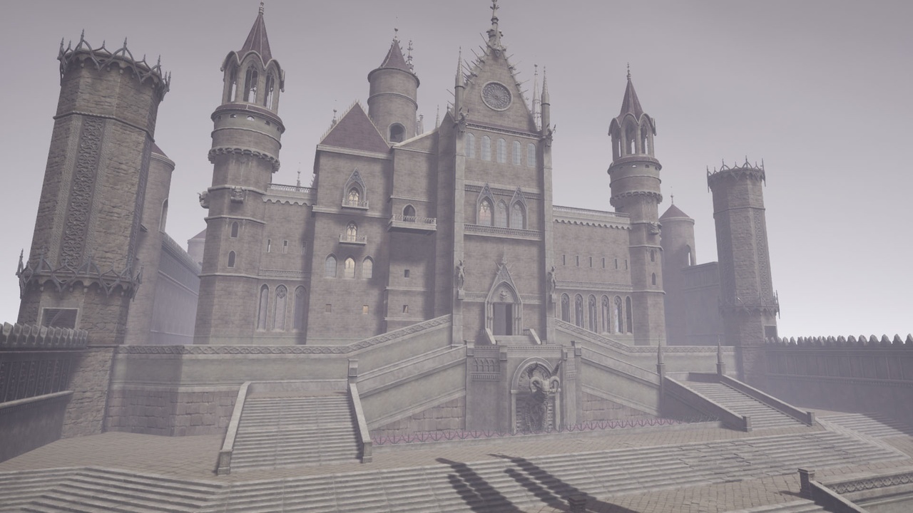 Media 1 for listing Dark Fantasy Concept medieval Castle, Ramparts and Props