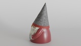 Lemodo Set di 2 gnomi di Natale in magnesia | Figura gnomo alto 42,5 cm | Tomte con berretto rosso e verde | GNOME come bella decorazione natalizia | Decorazione gnomo per