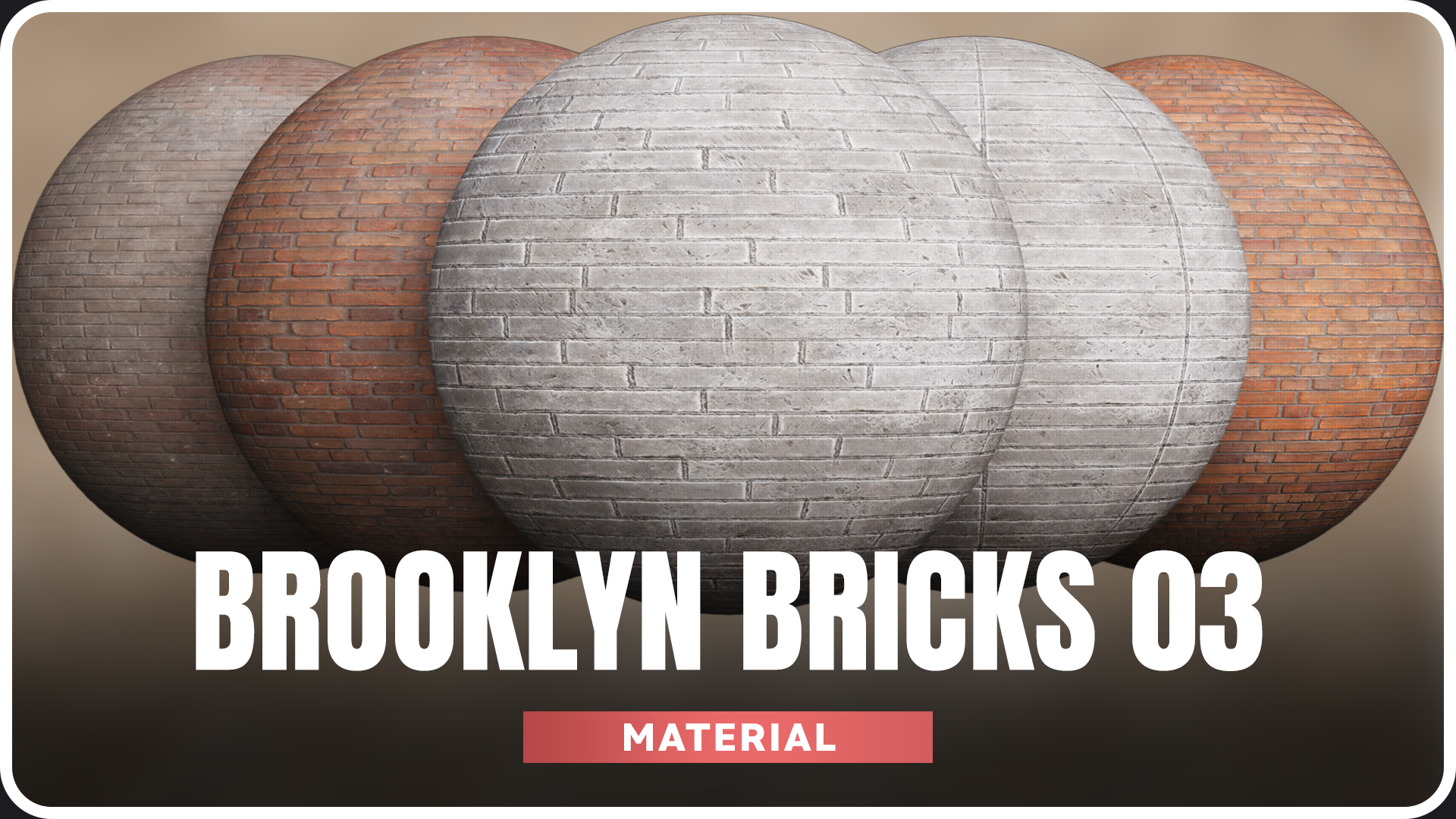 Brooklyn Brick Material Pack Vol 03 – High-Quality, Seamless, Tileable ...