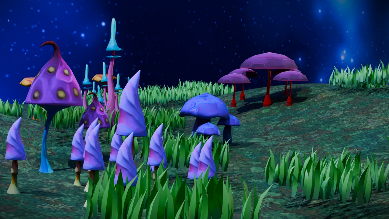 Media 1 for listing Stylized  mushrooms