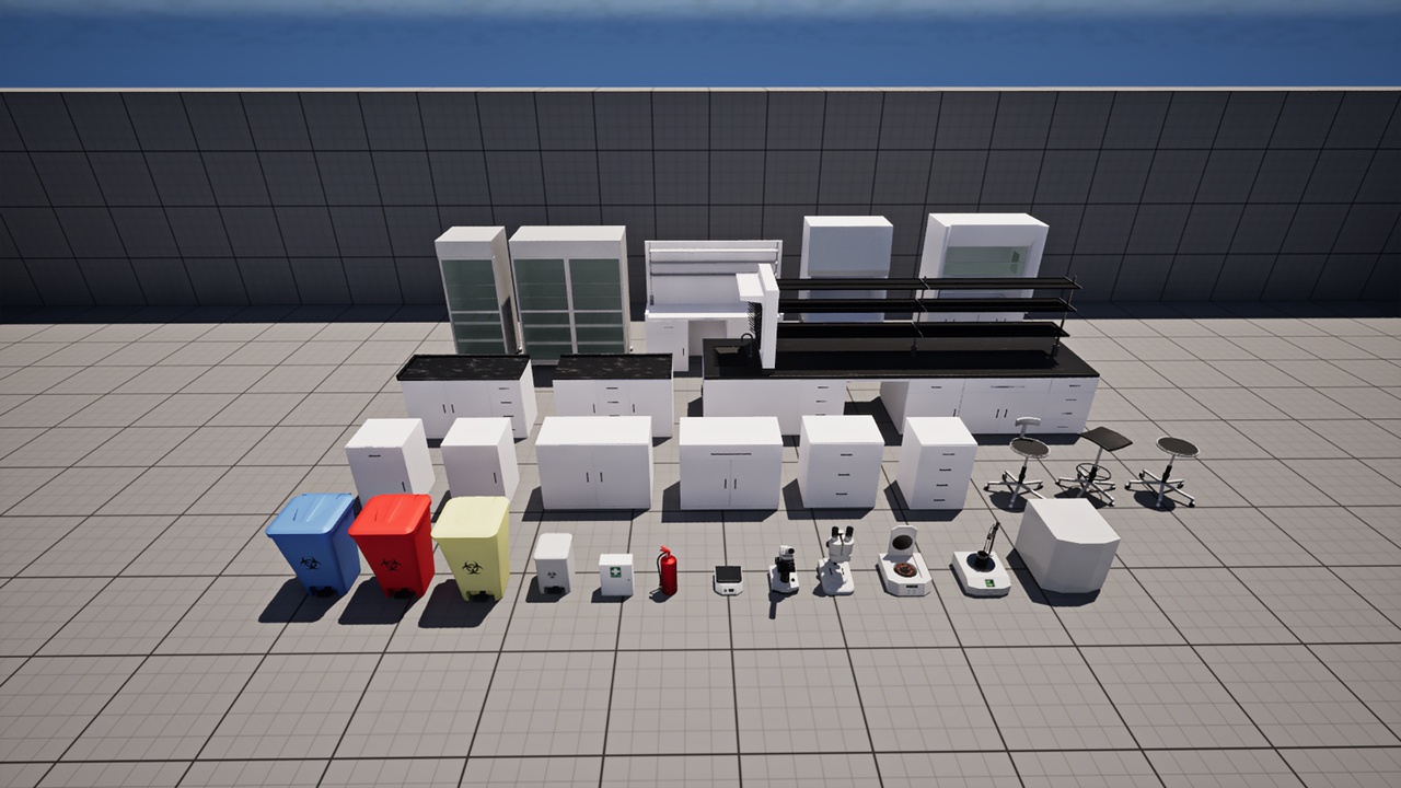 Media 1 for listing Laboratory Asset Pack