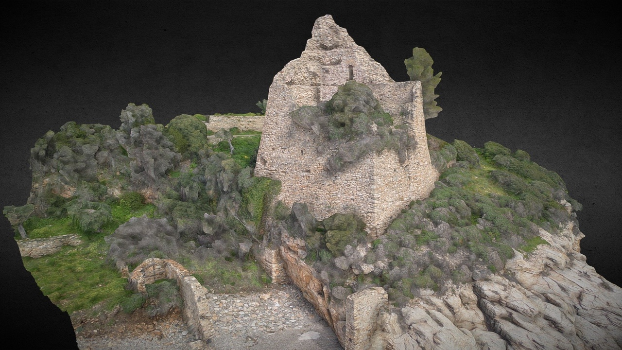 Media 1 for listing 14 Century Defence Tower Ruins on cliff