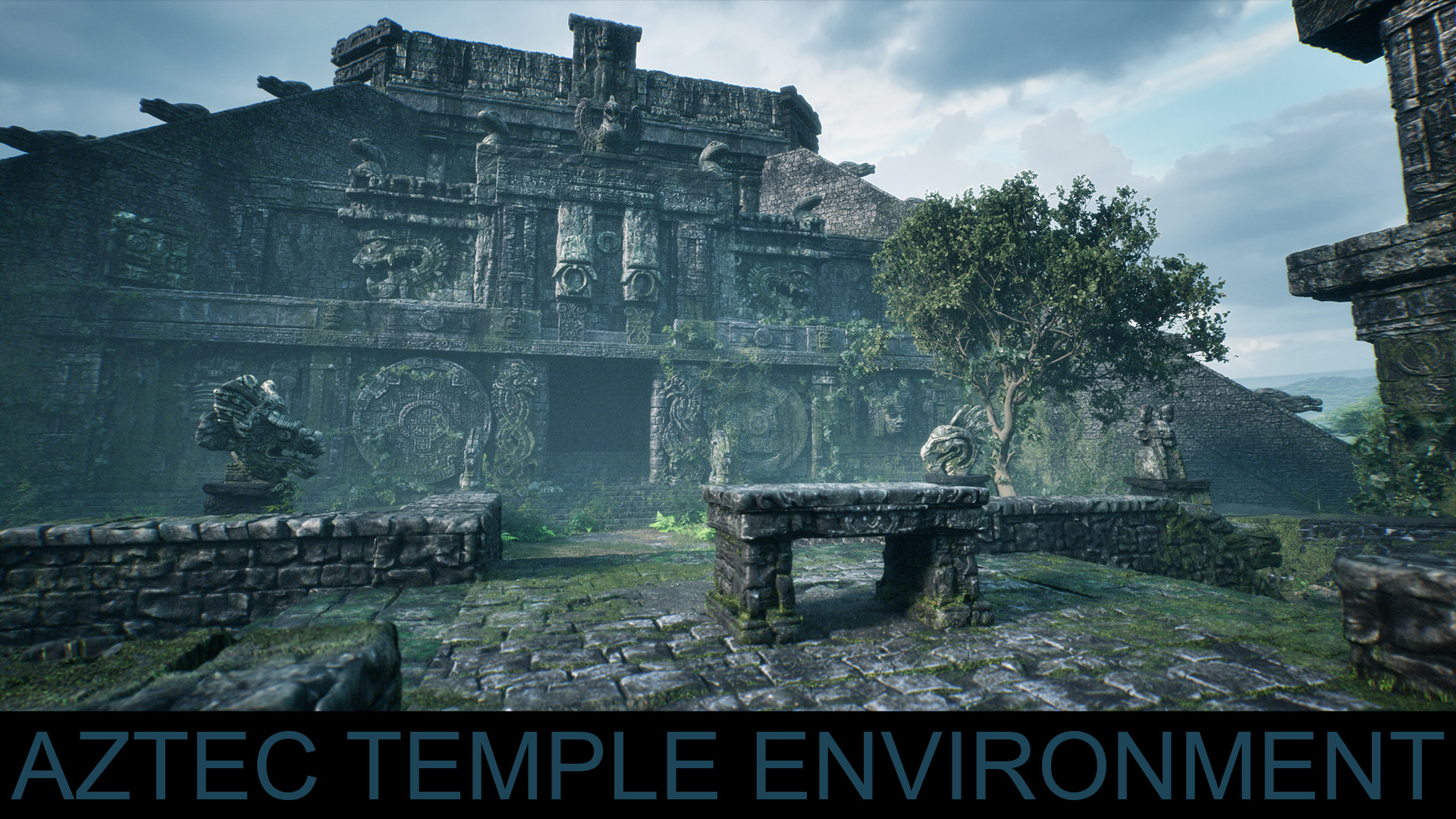 Aztec Temple Environment | Fab