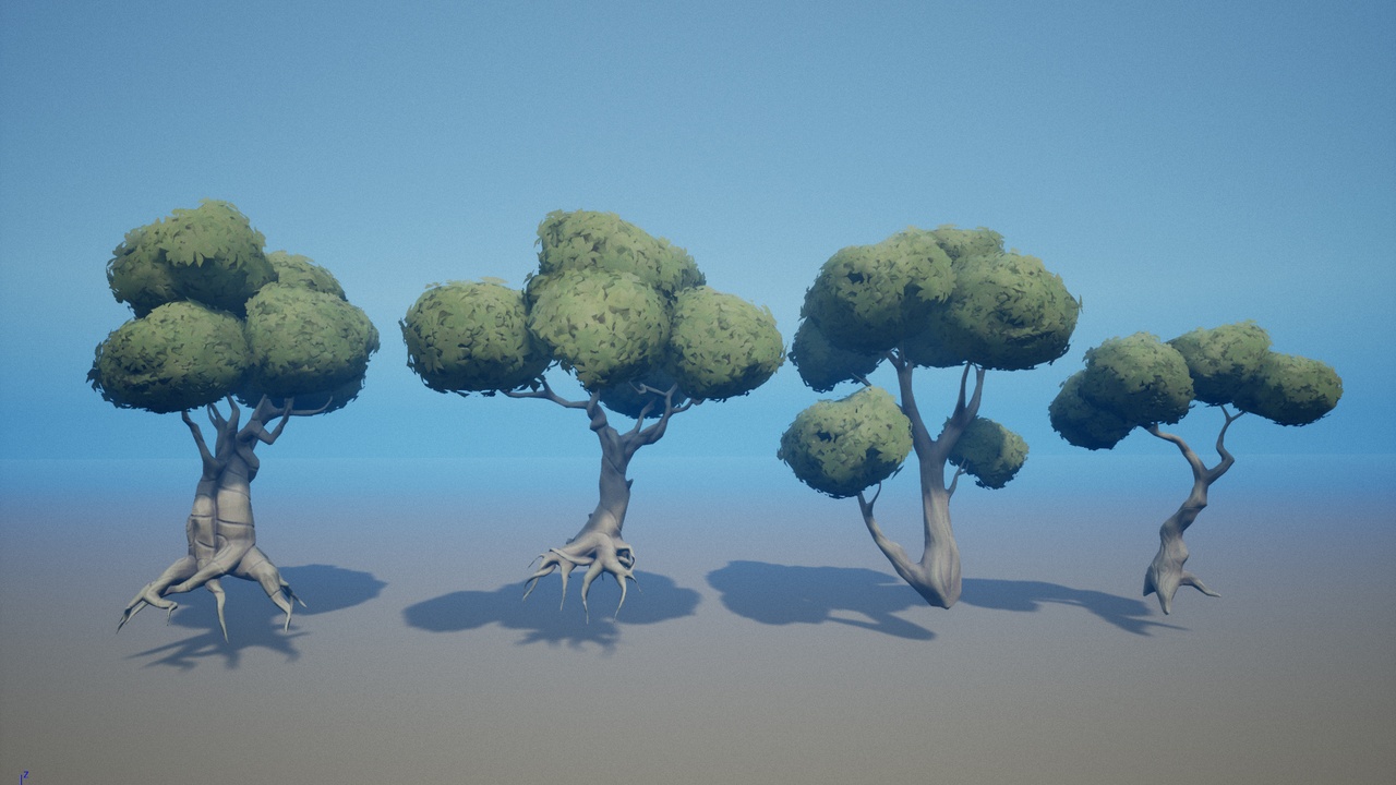 Media 1 for listing Stylized Tree Pack