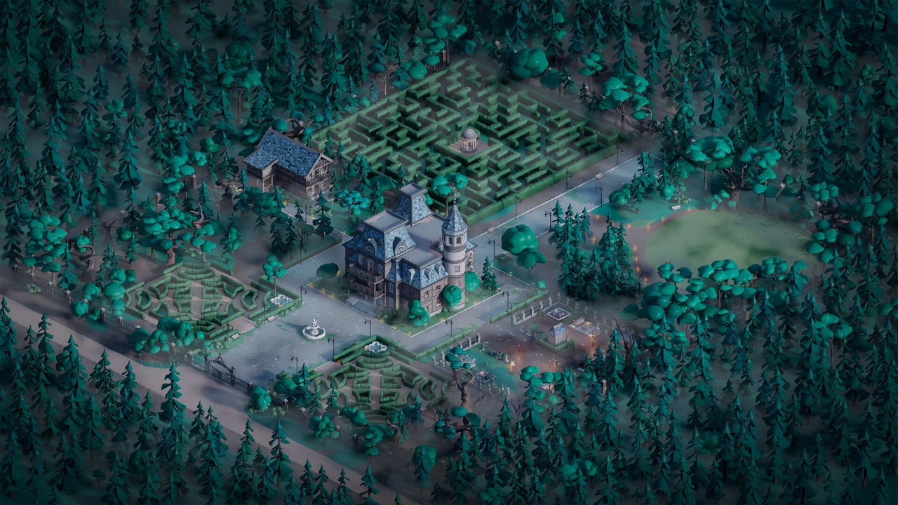 Media 1 for listing Horror Mansion - Low Poly 3D Models Pack