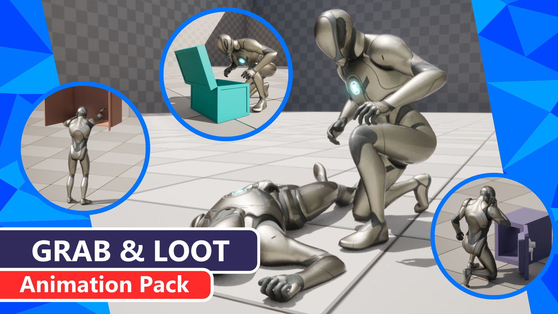 MC Grab Loot Animation Pack | Fab