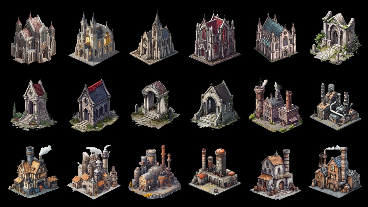 Media 1 for listing AC – Isometric Building Asset