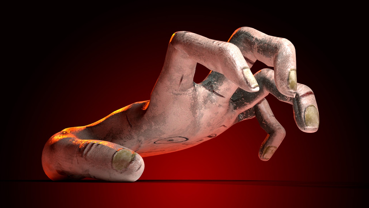 Media 1 for listing Giant Hand Monster (Rigged for Blender)