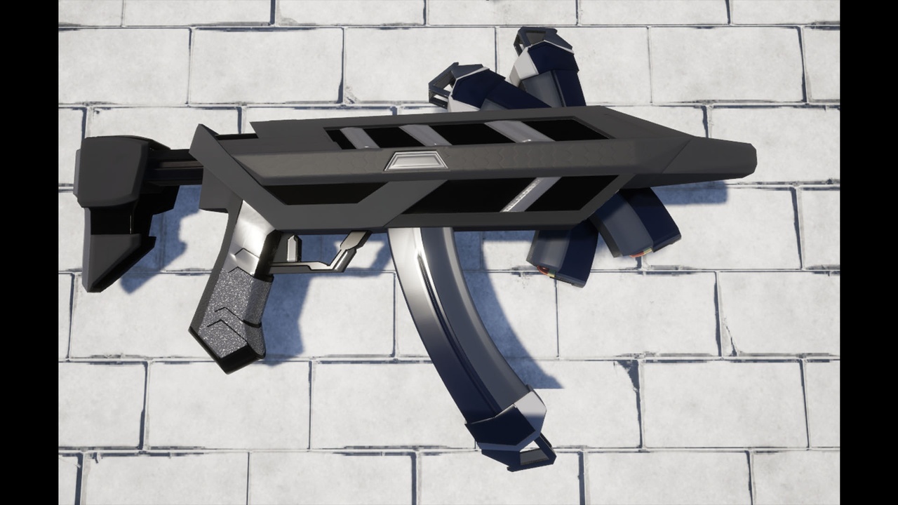 Media 1 for listing SciFi Gun Vol-2 SMG