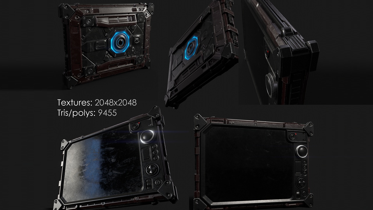 Media 1 for listing Cyberpunk Scifi tablet 1