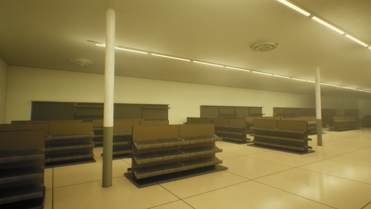 Liminal Abandoned Store  제품 등록을 위한 미디어 1개