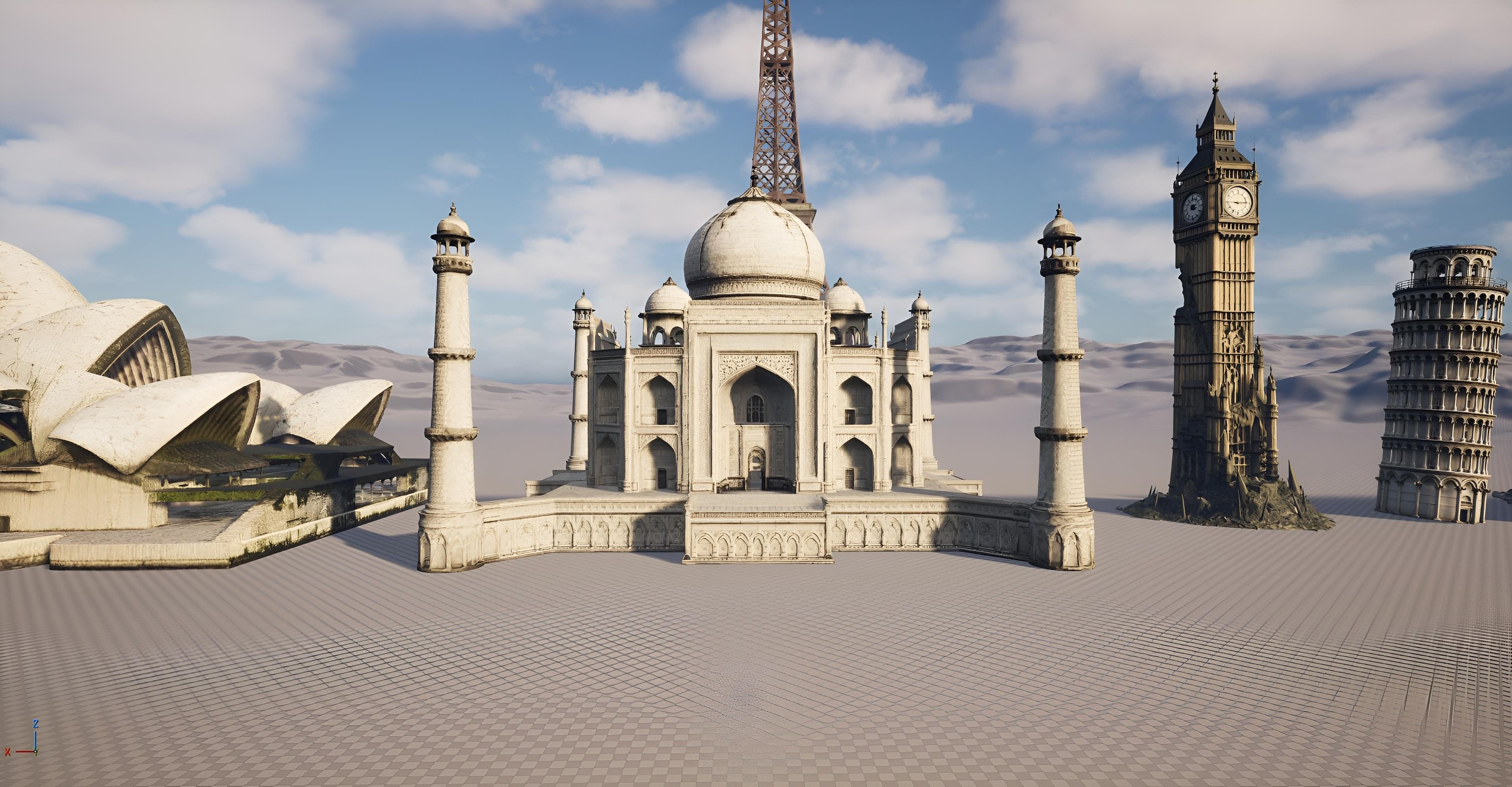 Media 1 for listing Post-apocalyptic Taj Mahal