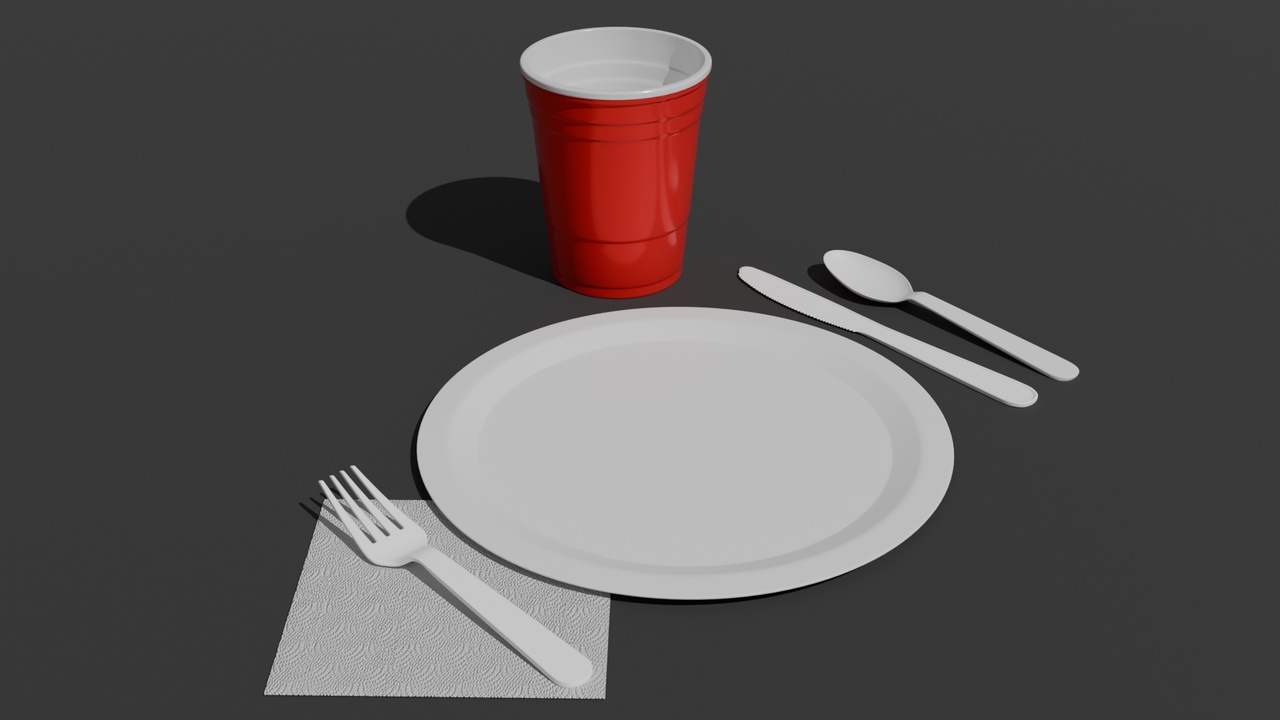 Media 1 for listing Barbecue Cookout Place Settings