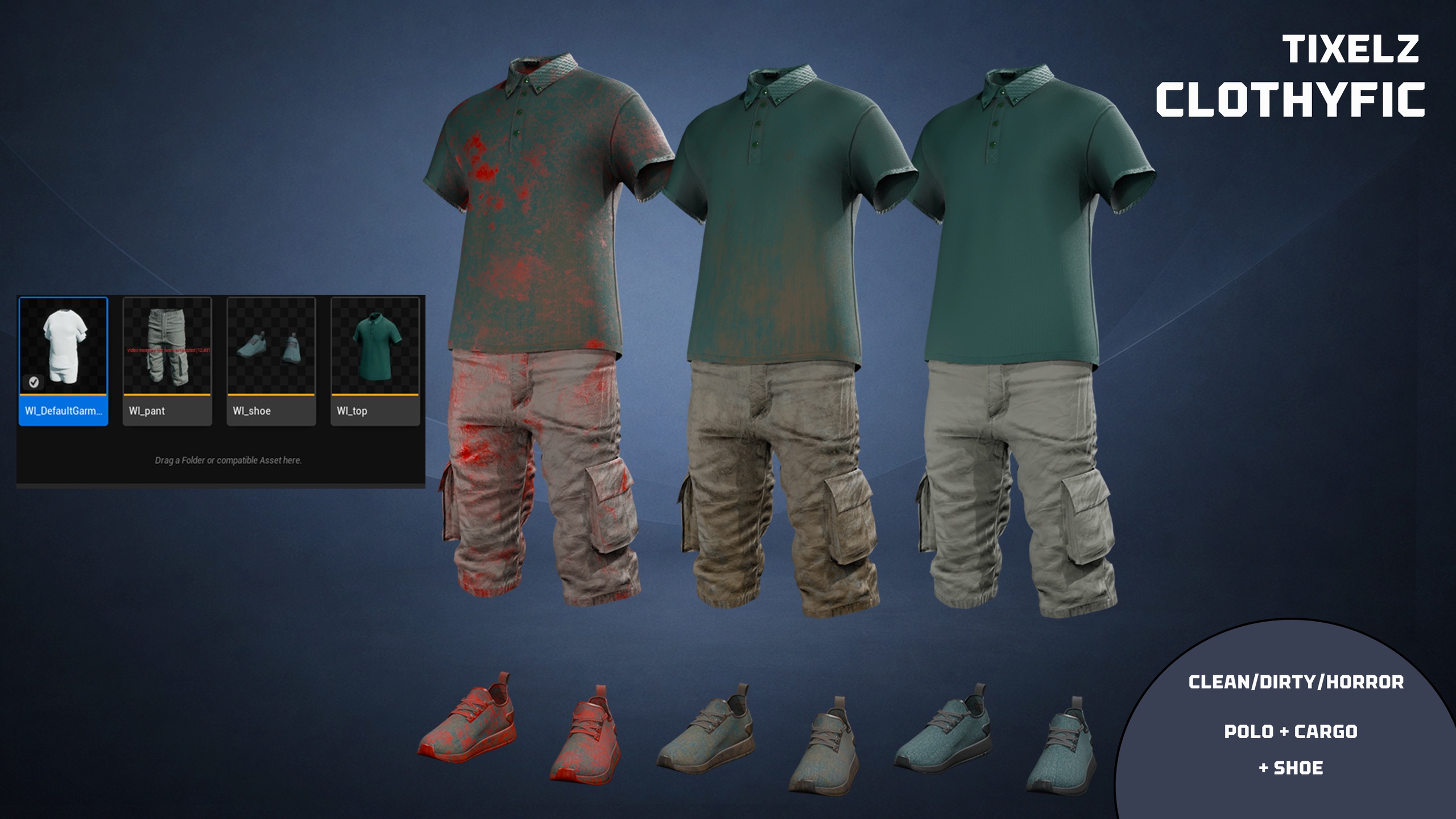 Media 1 for listing polo + cargo + sneaker - clothyfic casual outfit 6