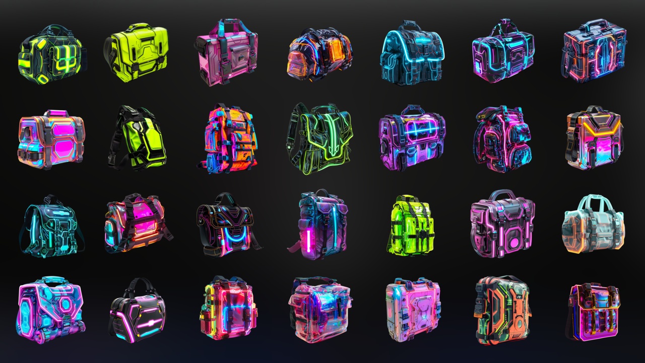 Media 1 for listing Cyberpunk bags - Icon Pack