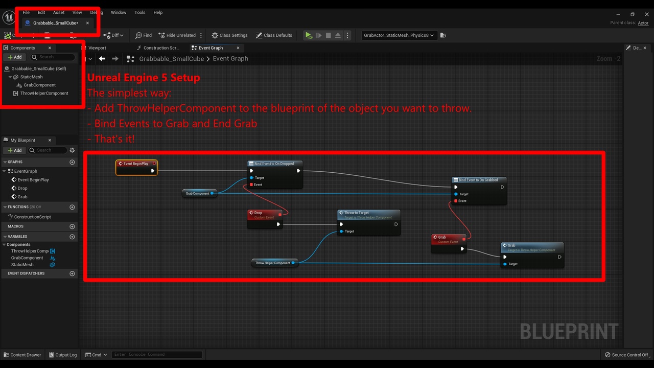 Media 1 for listing Throw Helper VR Component