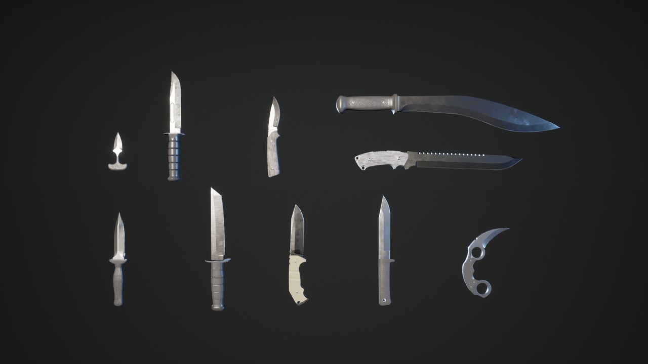 Media 1 for listing Combat Knife Pack