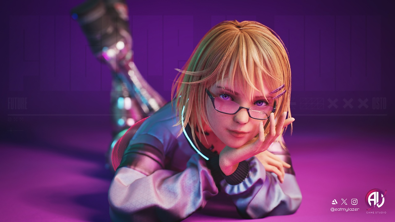 Media 1 for listing Cyberpunk Girl - Lily