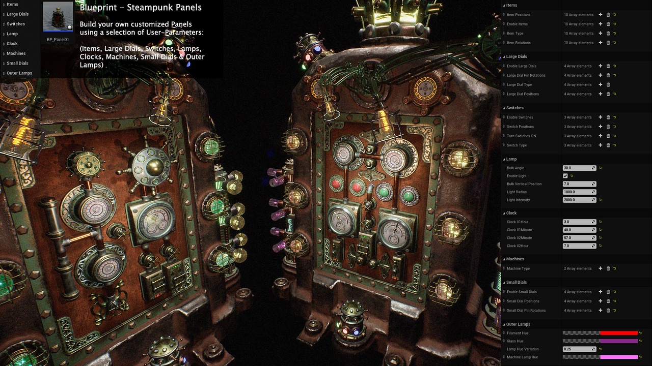 Media 1 for listing Steampunk Panels