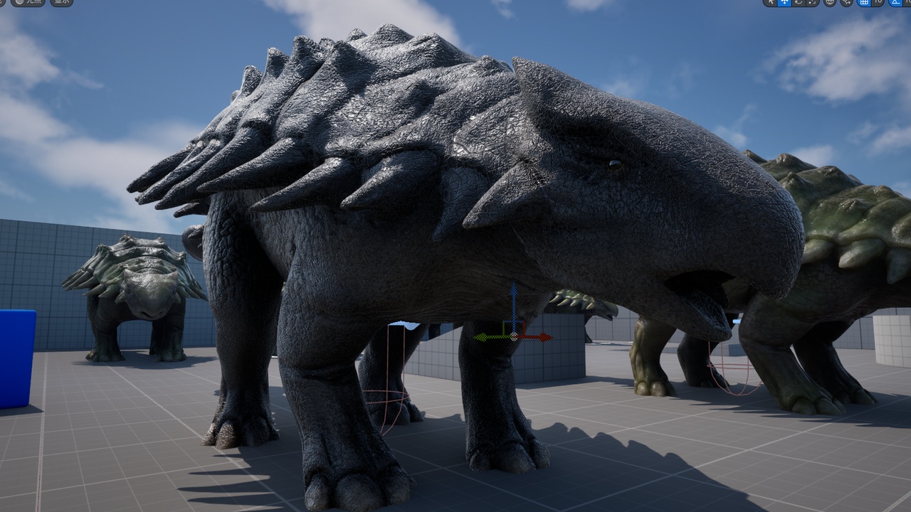 Media 1 for listing AI ankylosaur