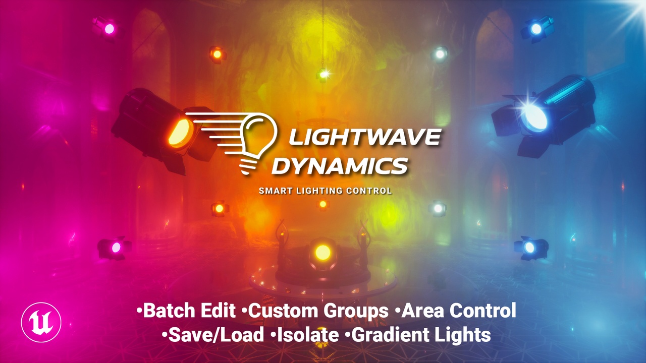 Media 1 for listing Lightwave Dynamics – Smart Lighting Control for Unreal Engine