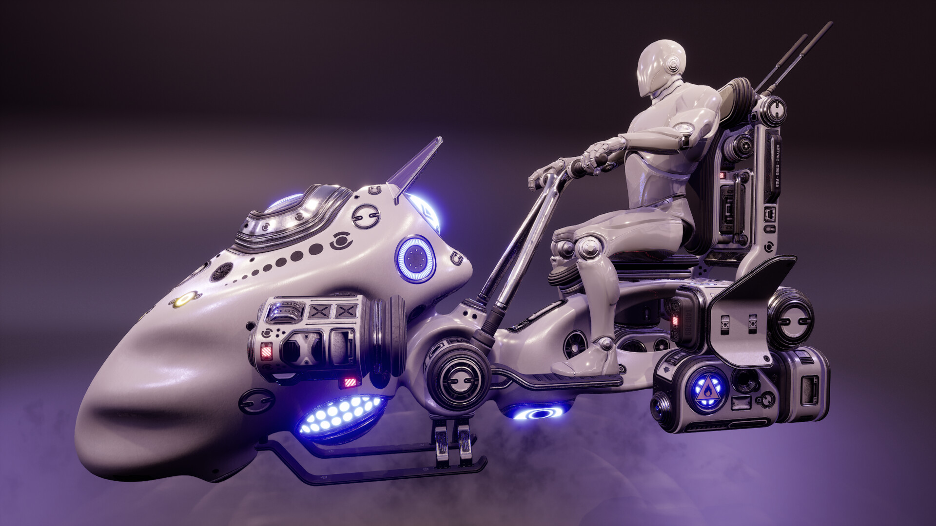 SciFi Grasshopper Hover Bike | Fab
