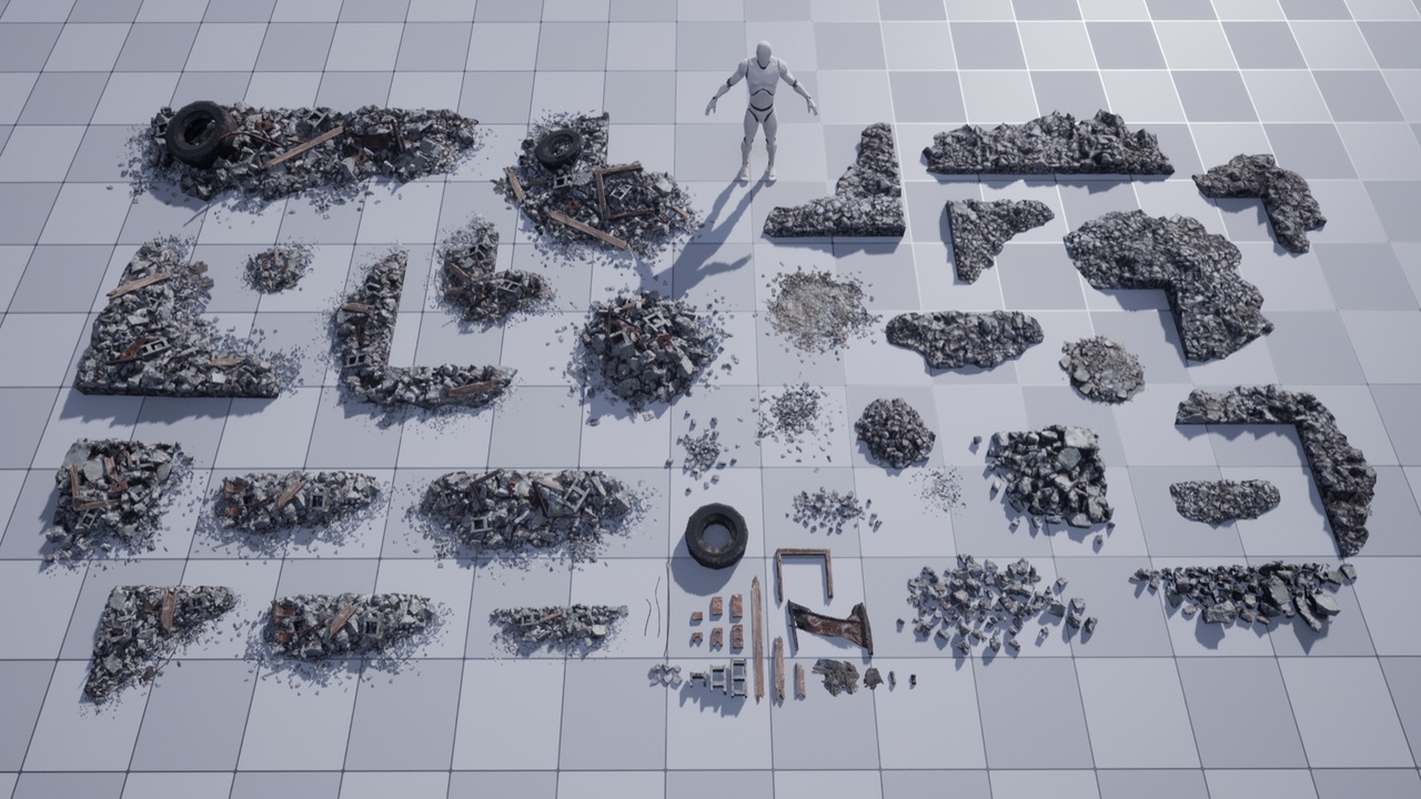 Media 1 for listing Modular Concrete Debris Pack