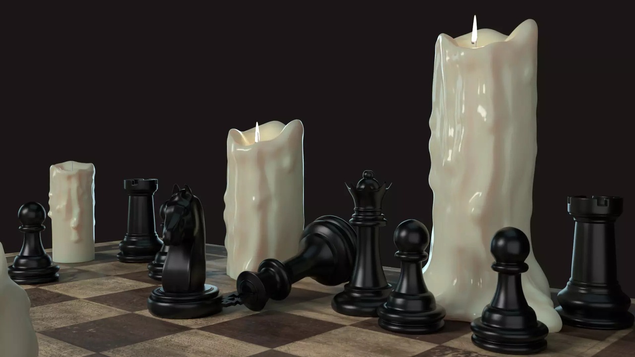 Media 1 for listing Premium Wax Candles Set - High-Poly Realistic Interior Decor