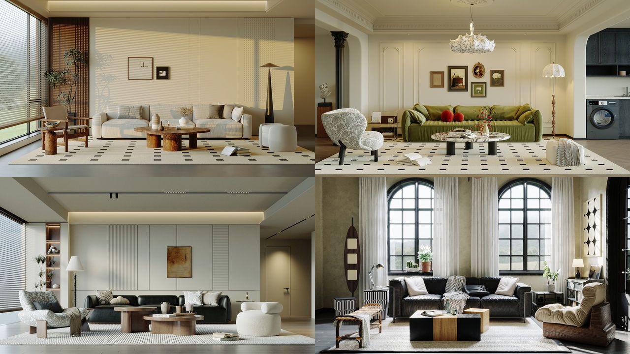 Media 1 for listing Living Room Collection 07 - 4 Scenes