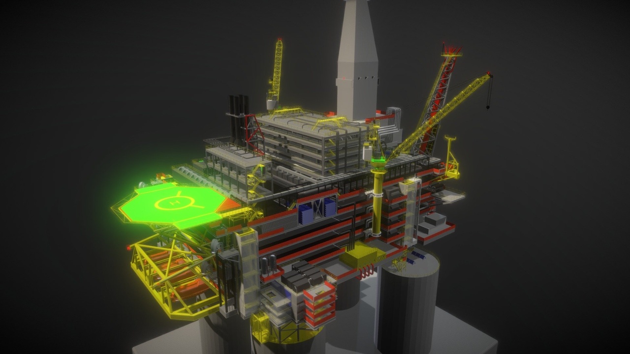 Media 1 for listing Berkut World's Largest Oil Rig-Arkutan Dagi