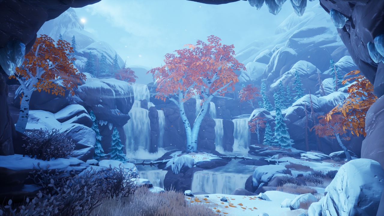 Media 1 for listing Snow Valley, Ice cave, Forest Environment Stylized