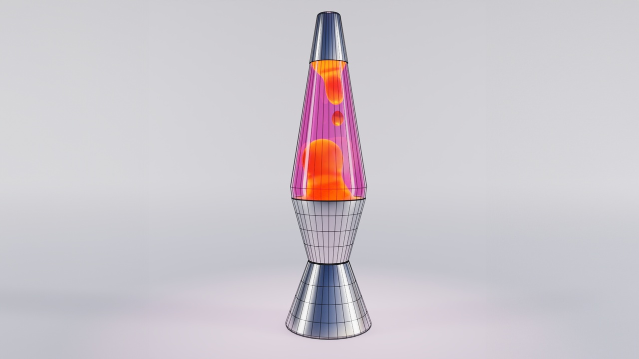 Media 1 for listing Low poly Lava Lamp
