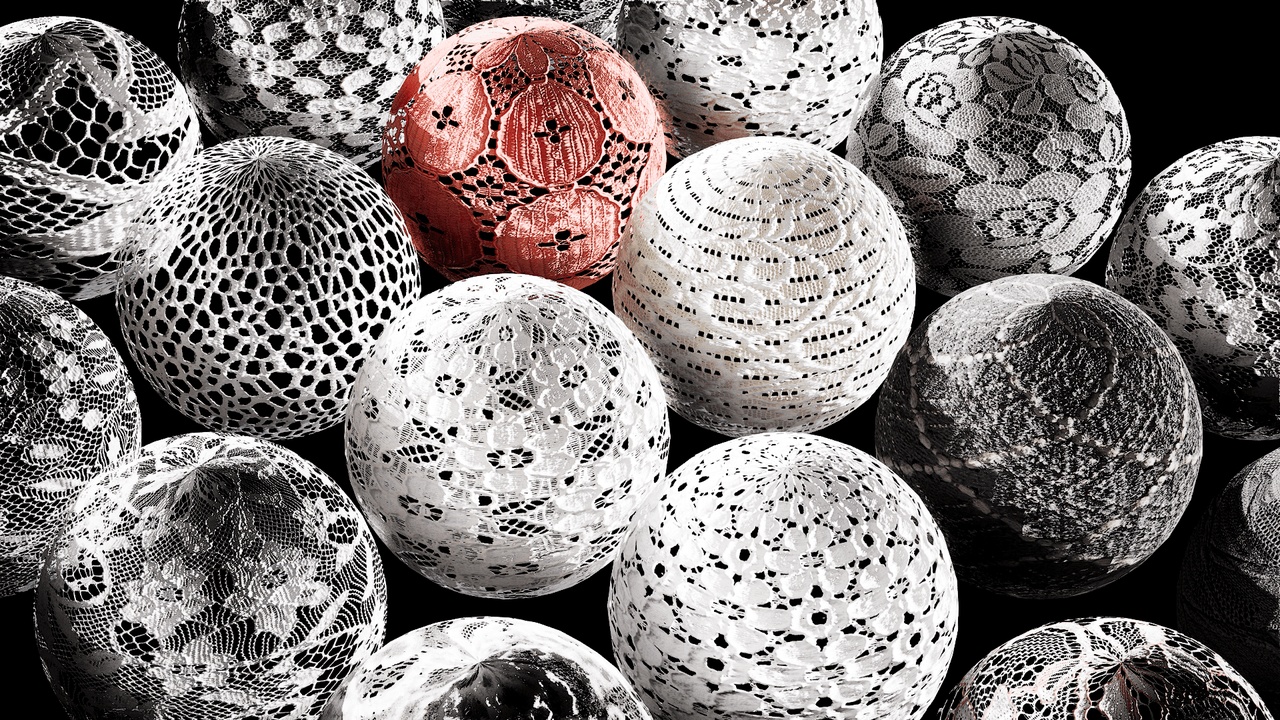 Media 1 for listing Photoscanned from real Japanese Lace — drop-in 4K PBR materials vol10