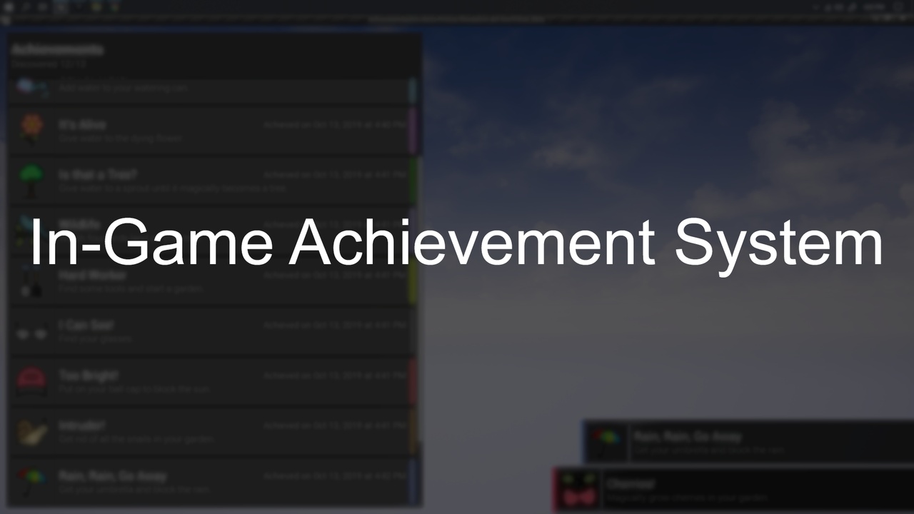 商品 In-Game Achievement System 的媒体 1