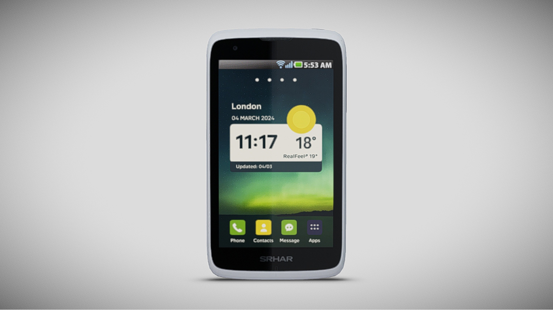 Media 1 for listing Smartphone SRHAR U530HS Dual Sim White