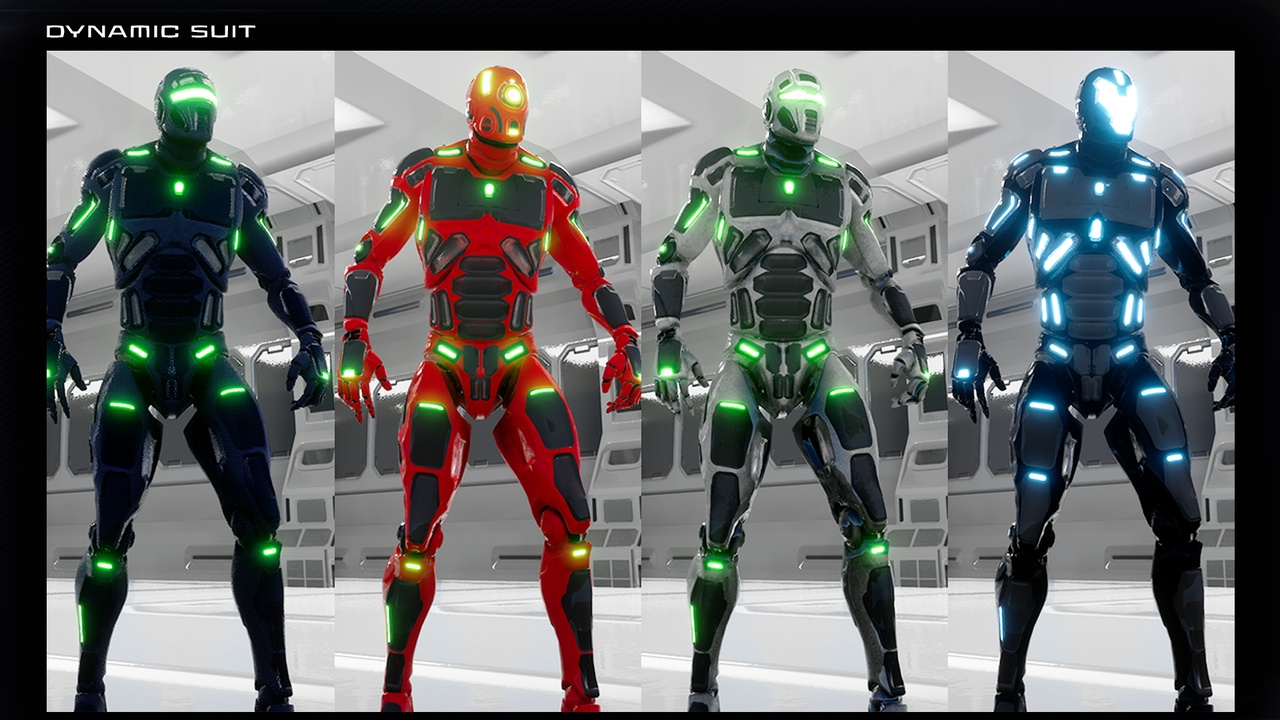 UE4 Mannequin Dynamic Suit Pack (PBR) 제품 등록을 위한 미디어 1개