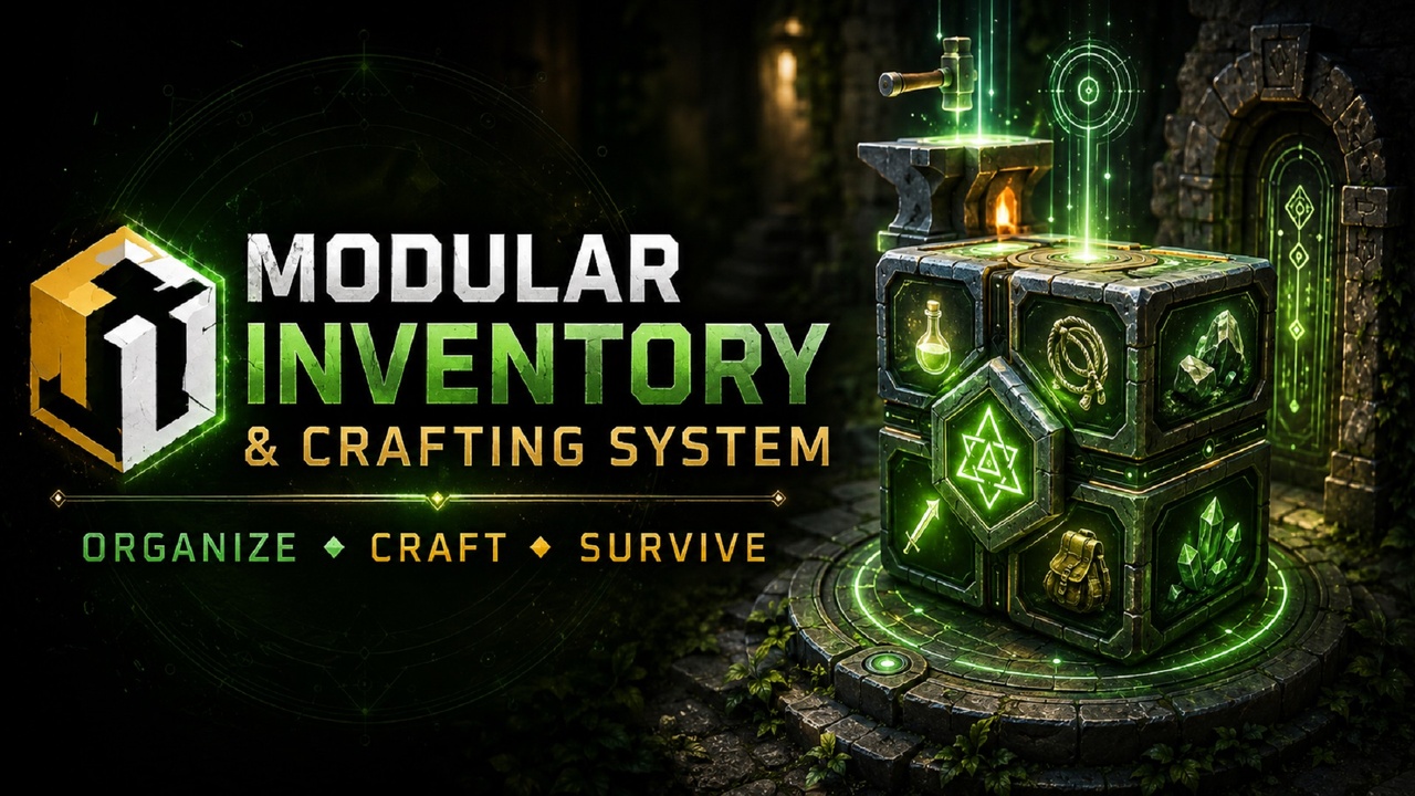 Media 1 for listing Modular Inventory & Crafting System