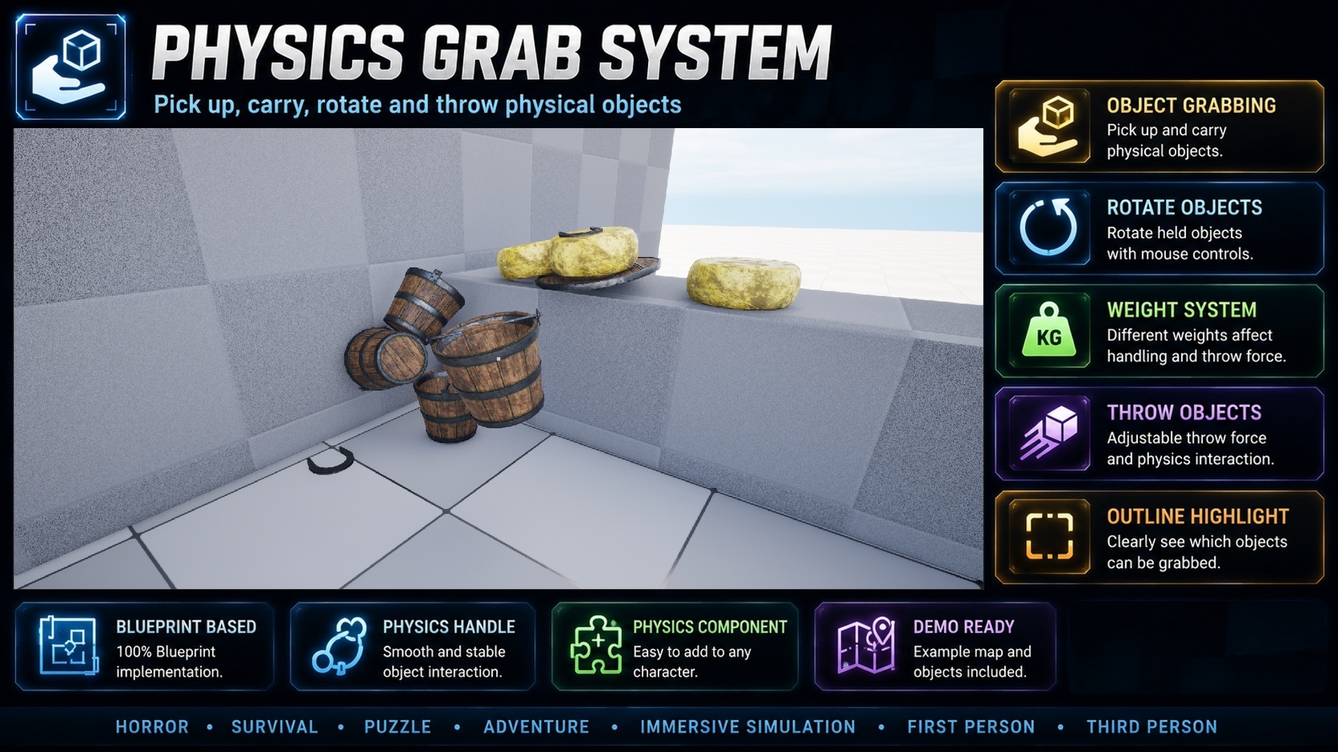 Physics Grab System | Fab