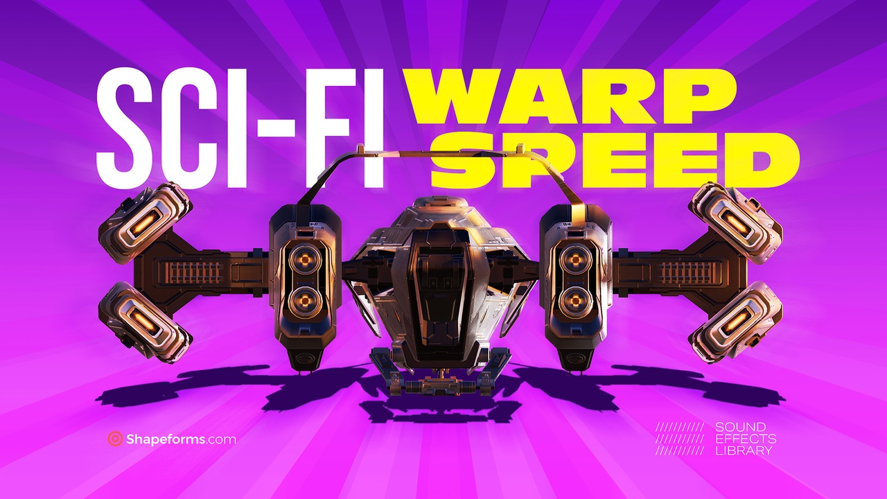 Multimedia 1 para anuncio Sci-Fi Warp Speed Sound Library