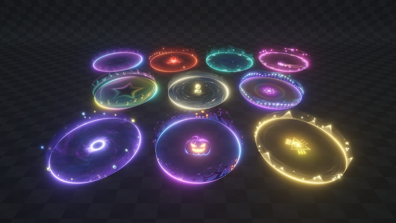 Unity Effects Package Unity VFX Area Of Effect | Fab