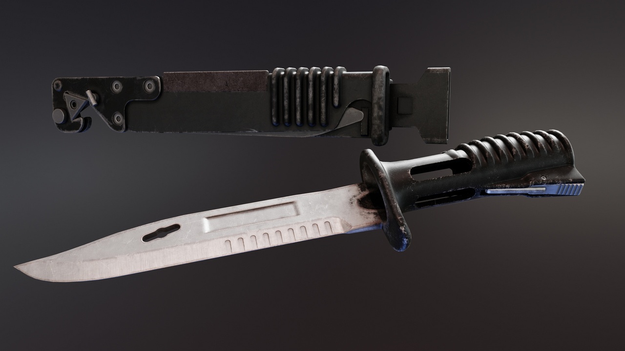 Media 1 for listing L3A1 Bayonet and Scabbard