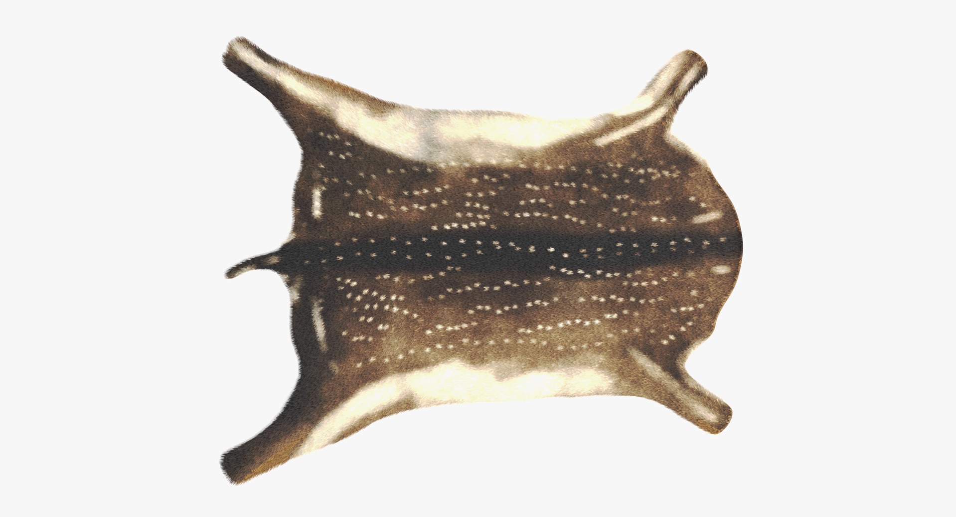 Media 1 for listing Deer Skin Rug - Realistic Animal Hide