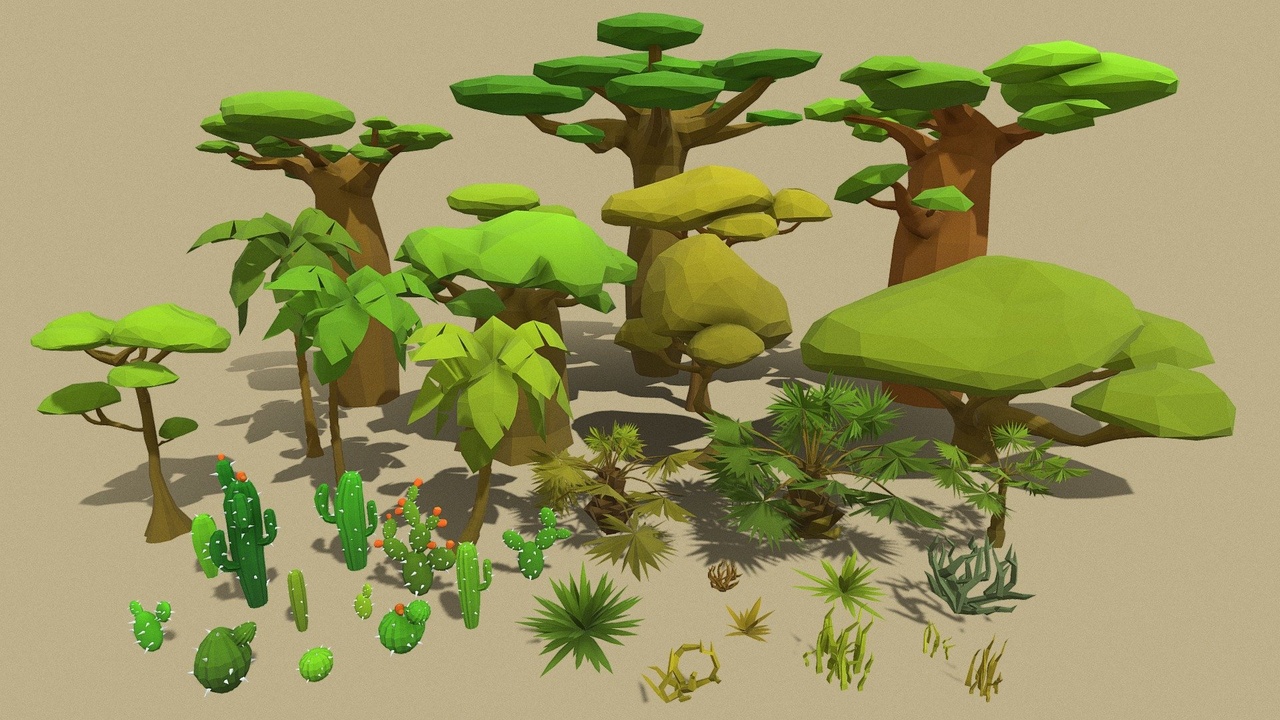 Media 1 for listing Plants Pack - Desert Trees