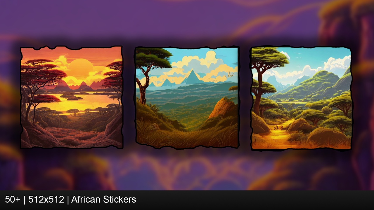 Media 1 for listing African Stickers
