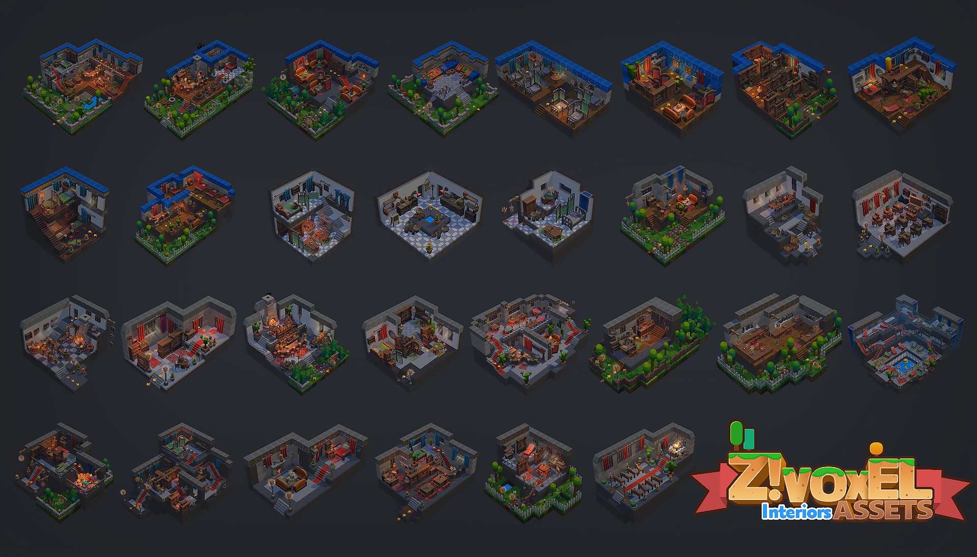 Media 1 for listing Z ! Voxel Assets - Interiors