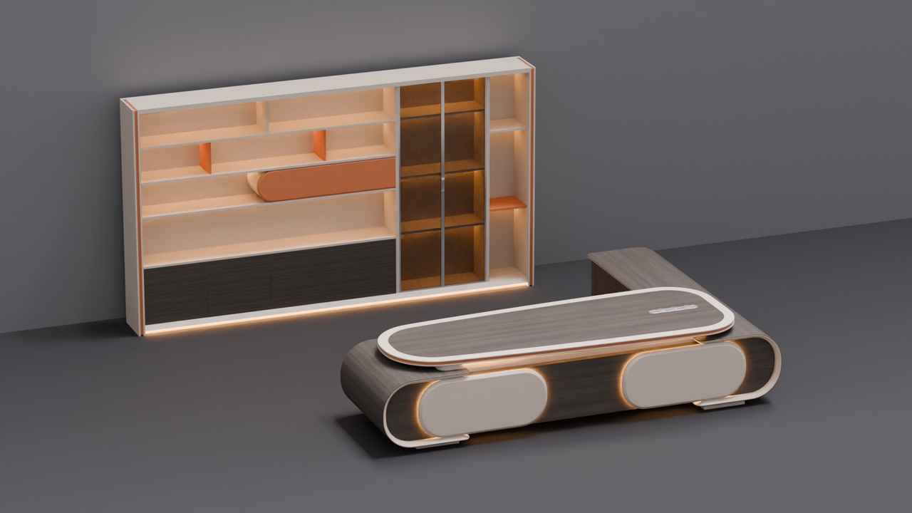 Media 1 for listing Executive Desk with Cabinet