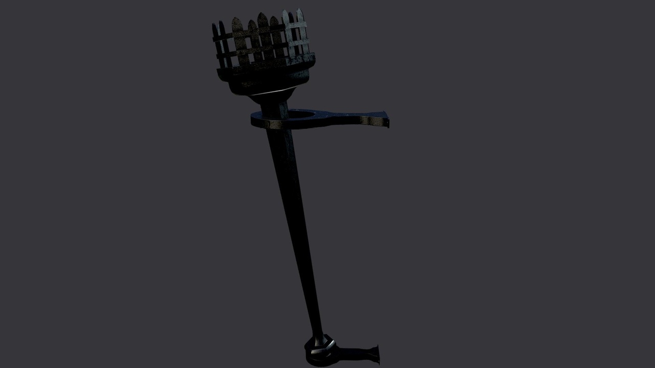 Media 1 for listing Dungeon Iron Torch